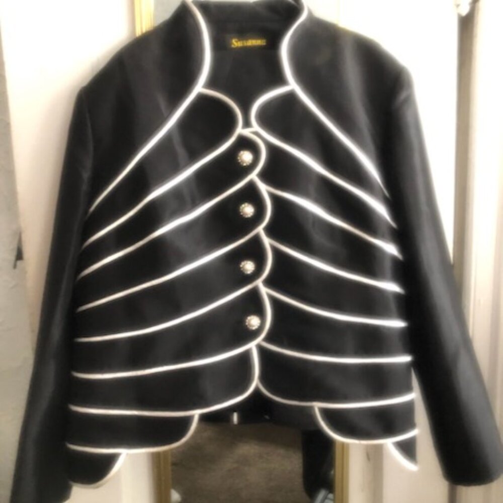 Black & White Dressy  3 Piece Skirt Suite